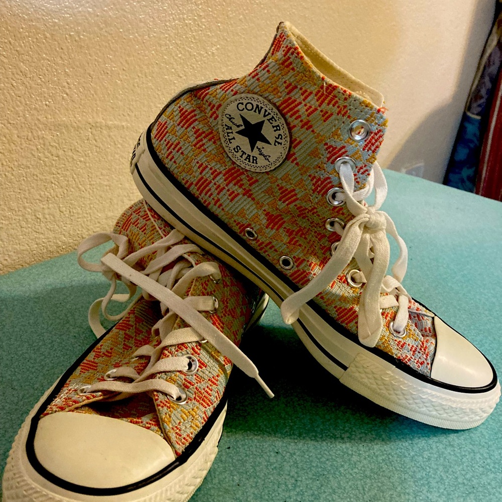 Converse all star high top floral